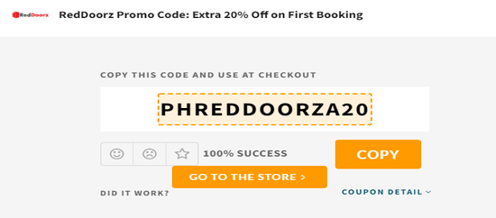 Copy RedDoorz Promo Code