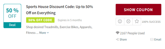 Sports House Discount Code